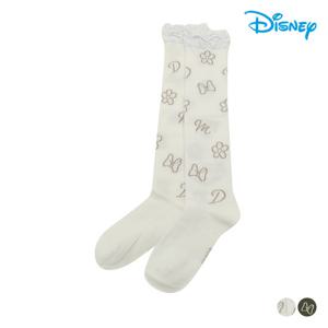 [디즈니골프]여성 아트웍 패턴 프릴 미디 니삭스 장목 패션양말 DP1LAS002