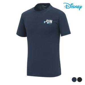 [디즈니골프]남성 심플 로고 반팔 라운드 티셔츠 DP2MTRR92