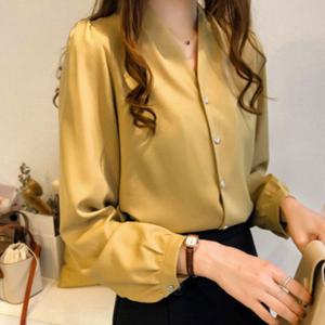 캐주얼 여성 가을 결혼식 하객룩 패션 블라우스 셔츠