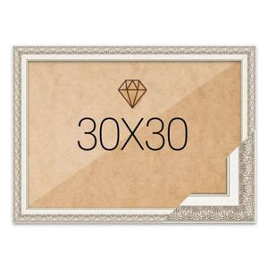 보석십자수액자 30x30 고급형 매트실버
