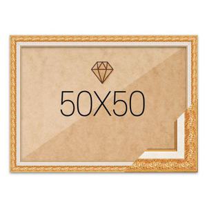 보석십자수액자 50x50 고급형 매트골드