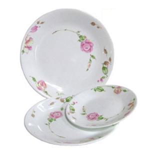 코렐 장미 원형접시(대)1개 파스타 플레이팅 내열