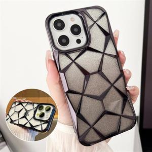 아이폰11 프로맥스 입체 그라데이션글리터 투명젤리핸드폰케이스