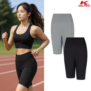 콜핑 여성 여름 5부기장 일상 등산 레깅스 KSC975VP1W