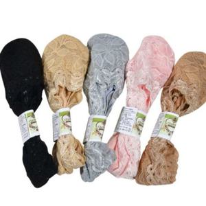 논슬립 여성덧신 플라워 레이스 숙녀 덧신 5켤레