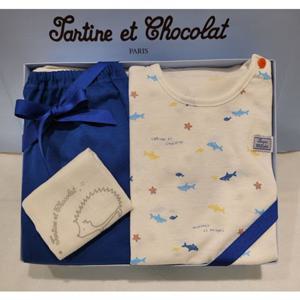 쇼콜라 BH샤크내의 (TNOMXS589L)남아반팔상하복손수건1매증정