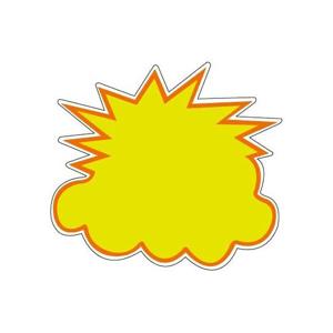 세모네모 안내판 POP카드 (PC9029)(톱니구름) 안내판 POP카드 PC9029 톱니구름