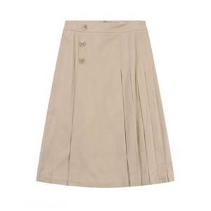 [에꼴드파리][에꼴드파리] 사이드주름A라인스커트_CB25WSC030Z