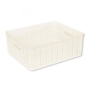 SZ 바스켓 3호 오픈형 화이트 9.3L 1P 바구니 수납