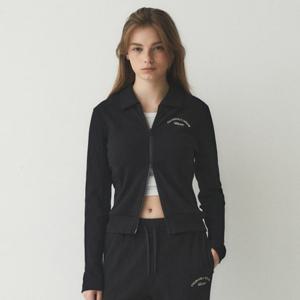 [후아유]여성 Ribbed Collar Zip-up WHMZE4T61F