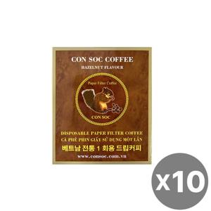콘삭 페이퍼필터 헤이즐넛향 커피 7g x 10개입 x 10팩, 아라비카 50%, 로부스타 50%