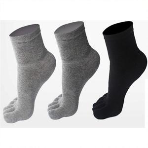 남자 신사 중목 발가락 양말 접촉면백 면양말