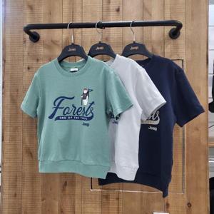 지프키즈 sh06 포레스트 곰돌이 셋업 반팔티 KQ2TSU161