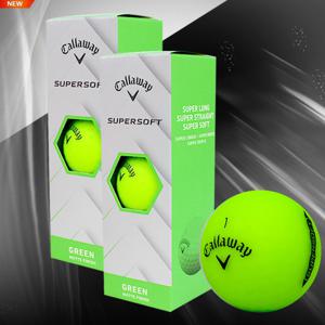 캘러웨이 25년 슈퍼 소프트 무광 골프공 그린 (1더즌 6알)