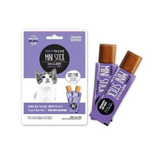 캣퓨어 미니스틱 참치 등푸른생선 7g x 8ea 고양이 캣 냥이 사료 캔 영양 고급 간식 스낵