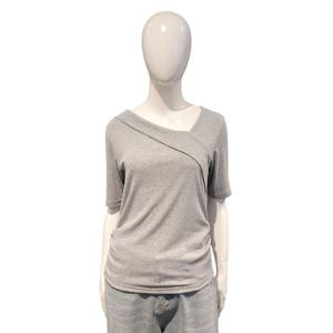 [페이지플린]언발넥 옆셔링 반팔 티셔츠(F5ATS006A)