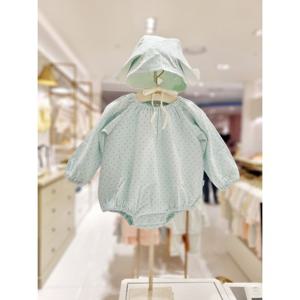 (에뜨와) (07Q12790M) (봄가을백일선물)롤포도트바디수트SET (유아/출산/백일/돌선물/조카선물)