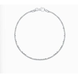 [로이드] 18cm,화이트/옐로우  이태리체인 트윙클 팔찌 LLBS23442S