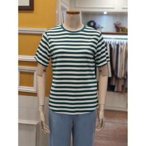 BCBG 세이브존01 스트라이프 레이온 티셔츠 B5B3X471