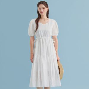 [포커스]펀칭 레이스 티어드 롱 원피스 PBBF5M3OP3161