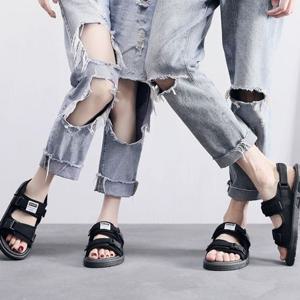 남녀공용 캐주얼 여름 버클 샌들