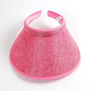 와이드 썬캡 핑크 여성용 여름용품 챙모자 골프모자