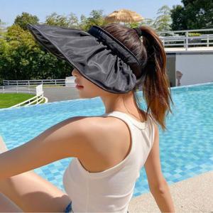 여성 여름모자 돌돌이 헤어밴드 햇빛차단 넓은챙 썬캡