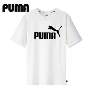 푸마 에센셜 남자 여성 로고 반팔티셔츠 586666-02 851740-02