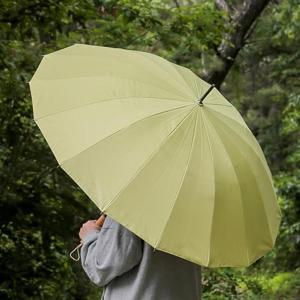 튼튼한 16k 일자형 우드 핸들 장우산 4종