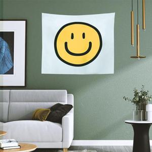 스마일 플라워 천 패브릭 포스터 벽 가리개 DD-11830