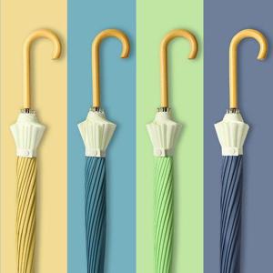 투톤 16k 대형 튼튼한 장우산 자동 우산 답례품