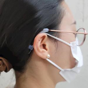 안경 흘러내림방지 실리콘 다리팁 귀고무 투명 2P