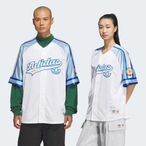 아디다스반팔티 KQJ JN0768 바스켓볼 레트로 스트리트 반팔 셔츠 (젠더 뉴트럴)