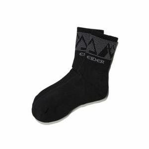 아이더양말 BQJ DUA24S06Z1 쿨맥스 로고 크루삭스 (Black)