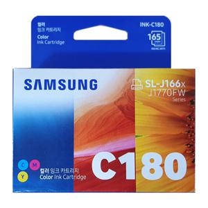 삼성정품칼라잉크 INK-C180 SL-J1660 J1663 J1665 J1770