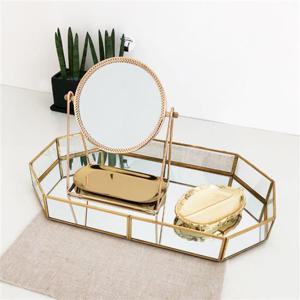 골드링 팔각 미러 트레이 대형 1P 악세서리 보관함