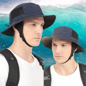 서핑햇 벙거지 버킷햇 모자 자외선 차단 턱끈 고정