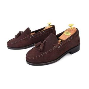 스웨이드 수제 남성 구두