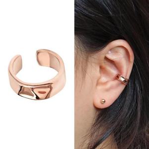 14KGP 로즈골드 볼드 기본 링 이어커프