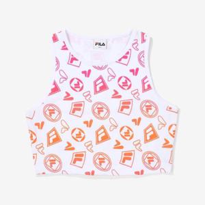 [휠라] 핫써머 모노그램 크롭탑 FS2RSF2456F_PIK