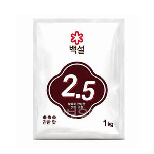 CJ 백설 바이오핵산 발효조미료 2.5 고복합 1kg
