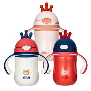 텀블러 캐리보틀 크라운세이프티 스테인레스 키즈텀블러280ml