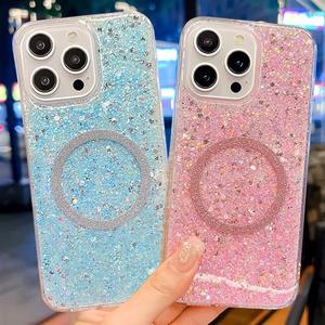 아이폰11 프로 맥스 맥세이프 럭셔리 글리터 펄 심플 젤리케이스