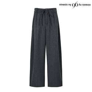[나인식스뉴욕(영캐릭터)]스트라이프 끈 슬랙스 팬츠 (NP2TA010L0)