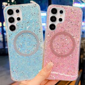 갤럭시S24 플러스 울트라 FE 맥세이프럭셔리 글리터펄젤리케이스