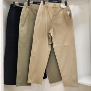 뱅뱅 HC15 뱅뱅 봄 남성 허리뒷밴딩 넉넉한 핏의 9부 면바지 NPL262