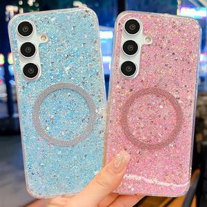 갤럭시A25 5G A256 맥세이프 럭셔리 글리터 펄 심플 젤리 케이스