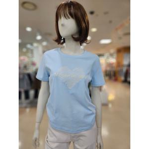 [아날도바시니]메종하트 셔링 크롭 반팔티 AY05TS32S1