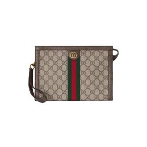 구찌 GG 슈프림 캔버스 오피디아 파우치 베이지 에보니 760243-96IWT-8745