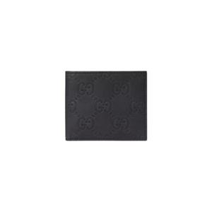 구찌 GG 러버 이펙트 폴더형 지갑 블랙 771309-AAC0L-1000